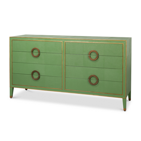 Gideon Verde Shagreen Dresser from Dear Keaton