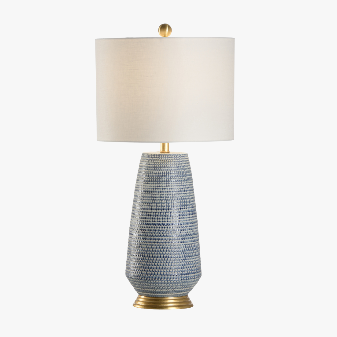 Hampshire Blue Table Lamp by Dear Keaton
