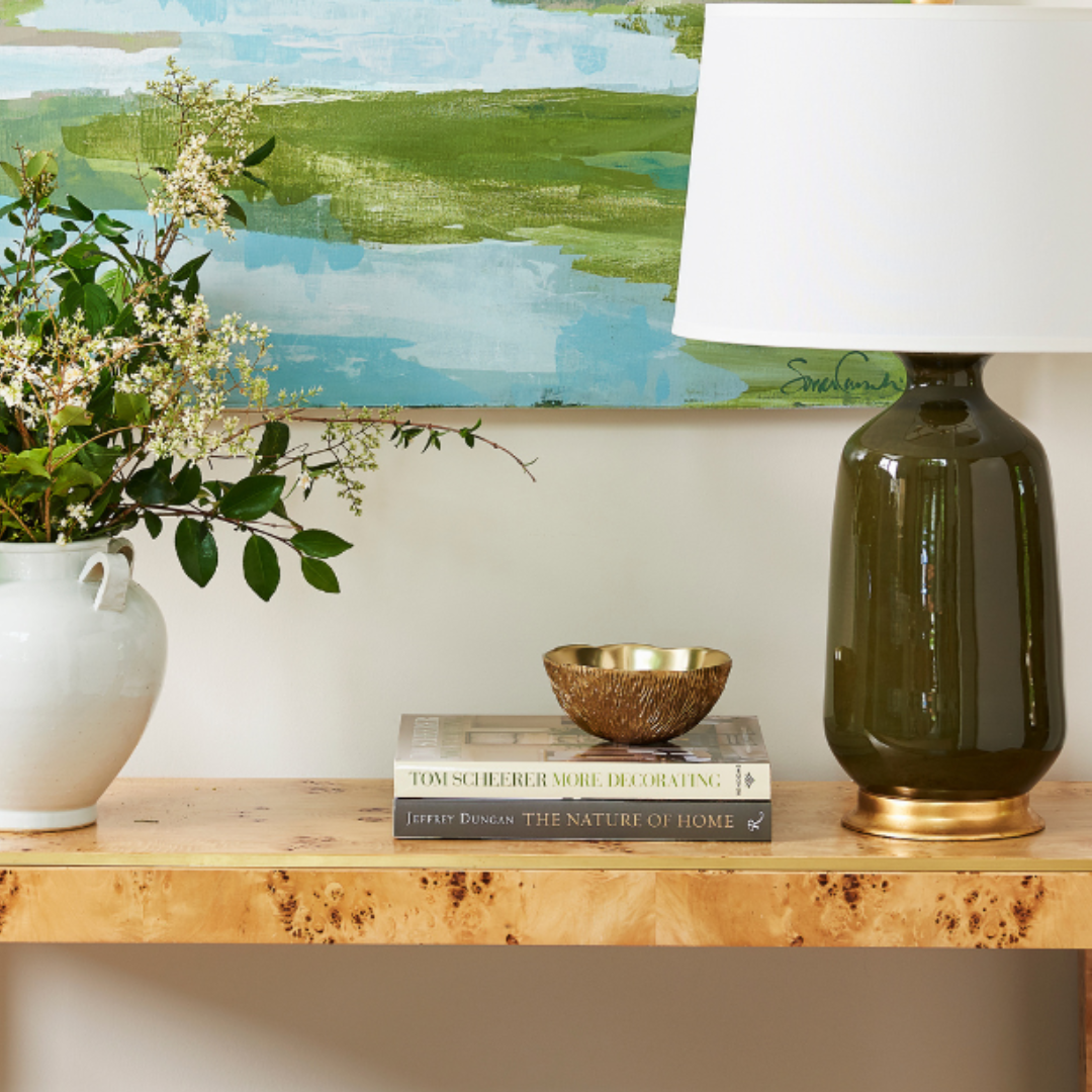 Coral Brass Bowl - Small - Styled