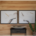 Heron PrintsHeron Framed Art Prints side by side