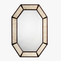 Camden Carved Bone Mirror