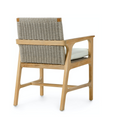 Delmar Outdoor Arm Chair Back View