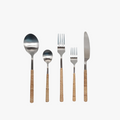 Rattan Wrapped Cutlery Set