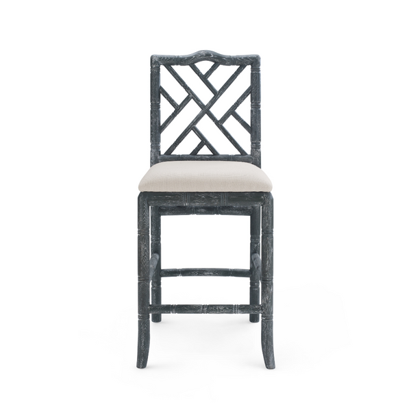 Hayden Grey Chippendale Counter Stool from Dear Keaton