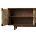 Four Door Brook Teak Sideboard interior closeup