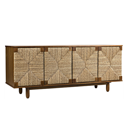 Four Door Brook Teak Sideboard from Noir Trading