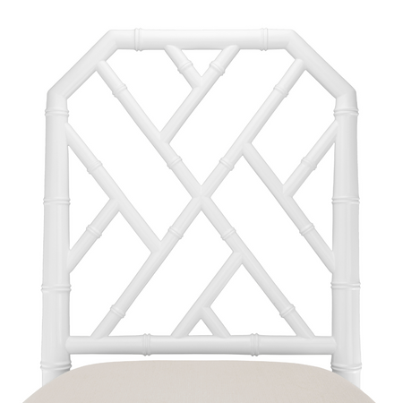 Jardin Eggshell Counter Stool Lattice Closeup
