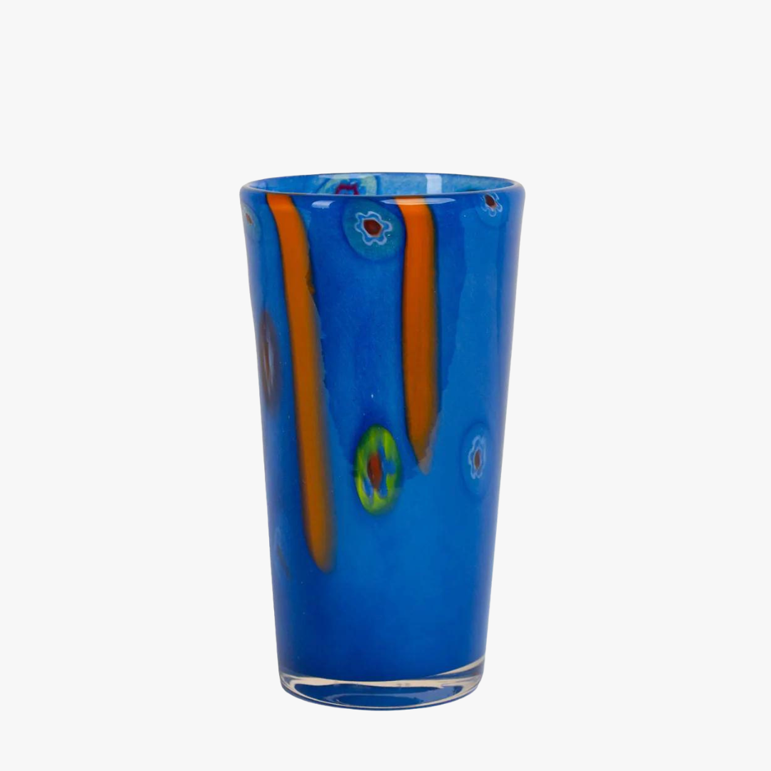 Millefiore Stripe Highball Set - Blue