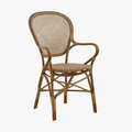 Rossini Antique Finish Arm Chair