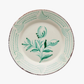 Casa Nuno Green Tulip Plate