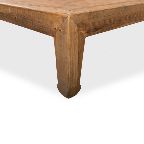 Classic Ming Large Coffee Table Leg Detail