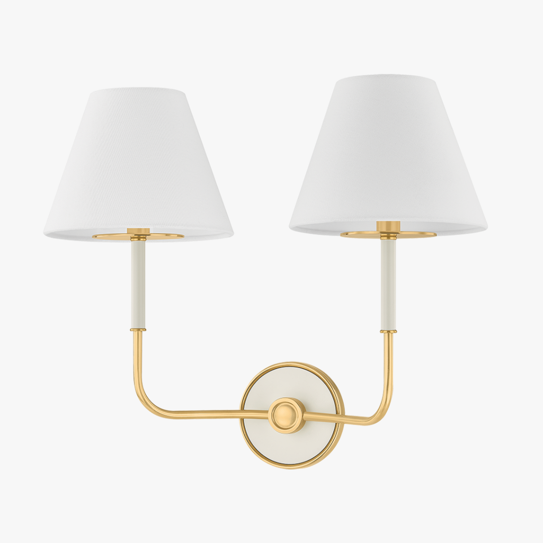 Wedgewood Double Wall Sconce by Dear Keaton