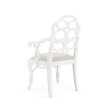 Loop Arm Chair - White Lacquered - Frances Adler Elkins - Dear Keaton