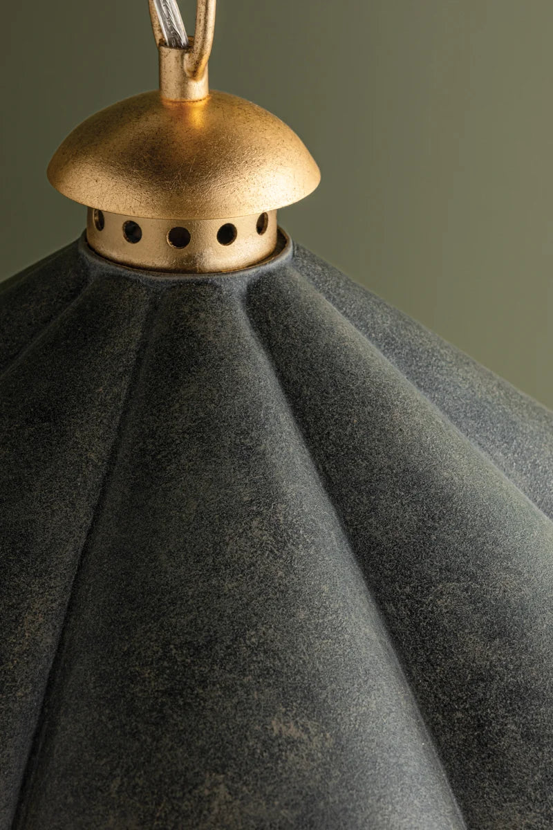 Walsh Lantern Iron Shade Closeup
