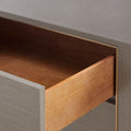 Williams Grey Oak Dresser Drawer Detail