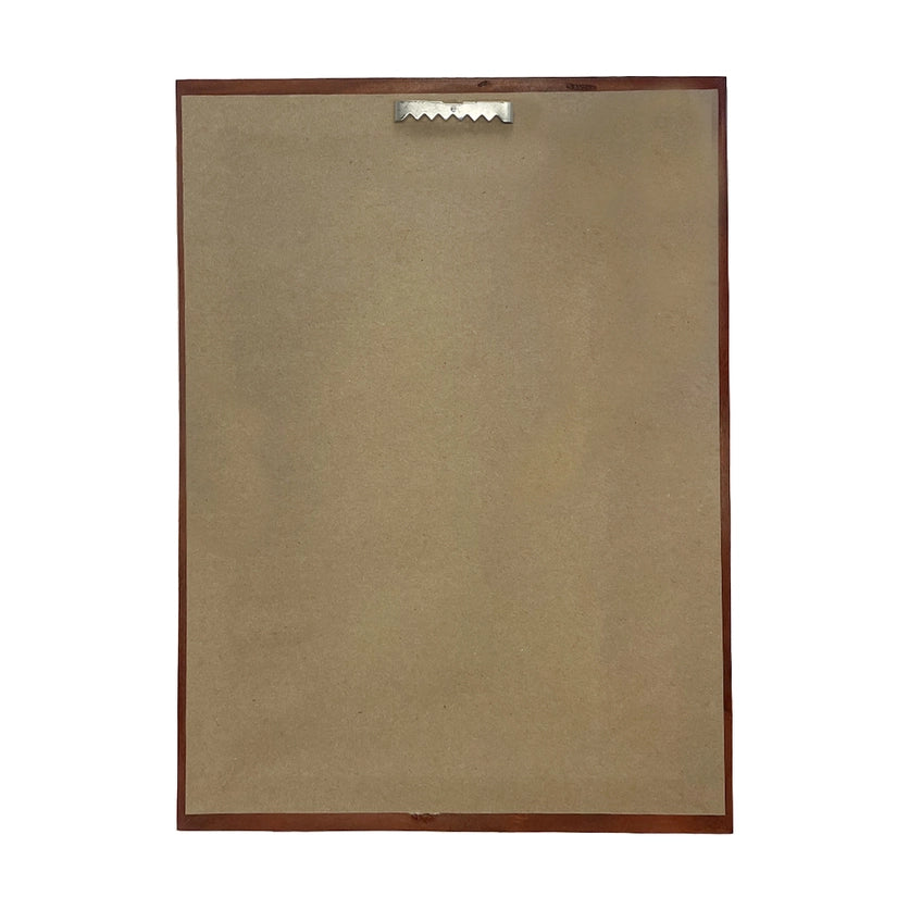 Wood Framed Snowy Egret paper back