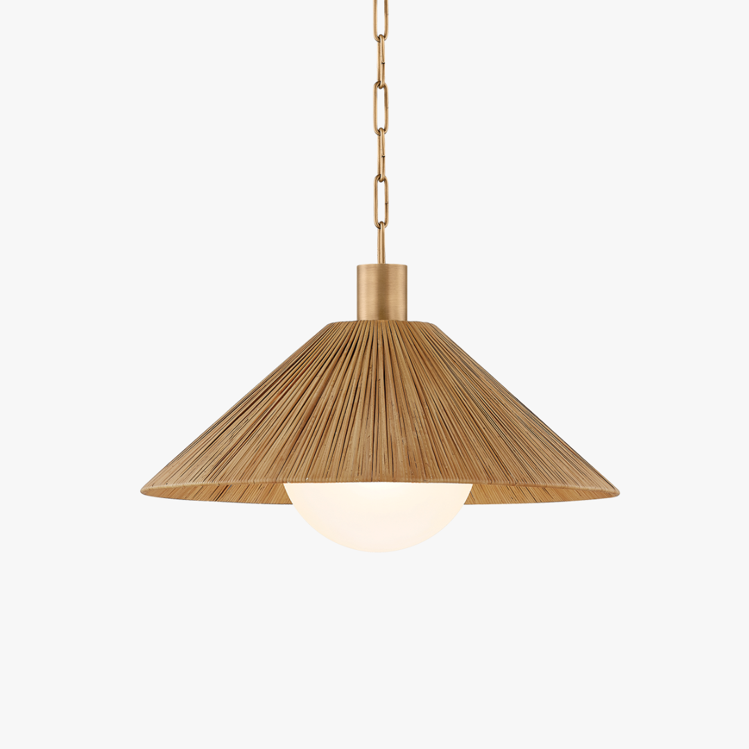Woods Cove Rattan Pendant by Dear Keaton