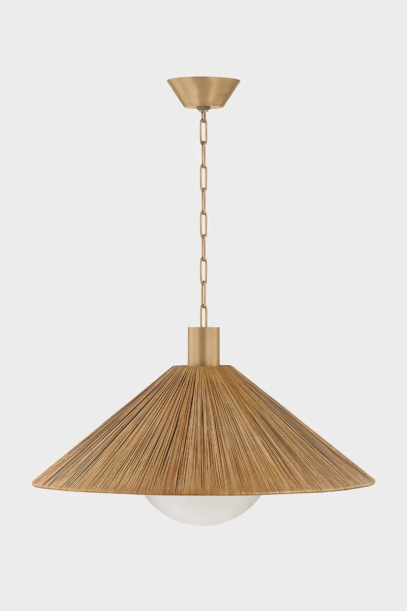 Woods Cove Rattan Pendant - Large