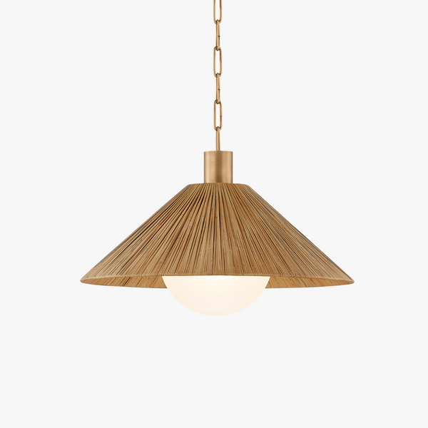 Woods Cove Rattan Pendant