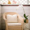  Worth Wicker Arm Chair on porch - Amanda Lindroth interiors