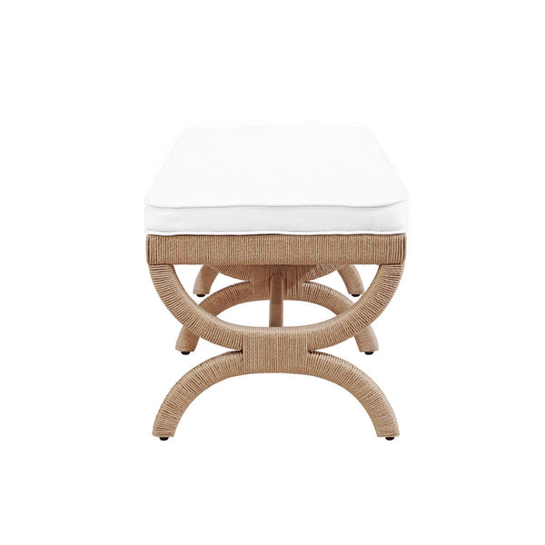 Coastal Rope Bench - Beach House Seating - Dear Keaton