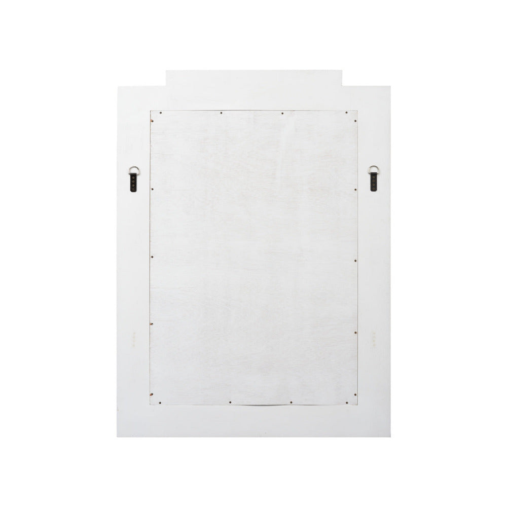 Yangon Raffia Wall Mirror back view