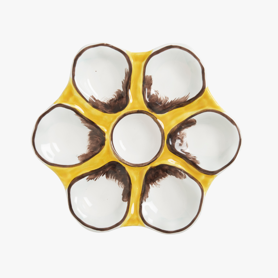 Yellow Oyster Plate