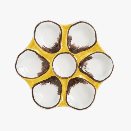 Yellow Oyster Plate