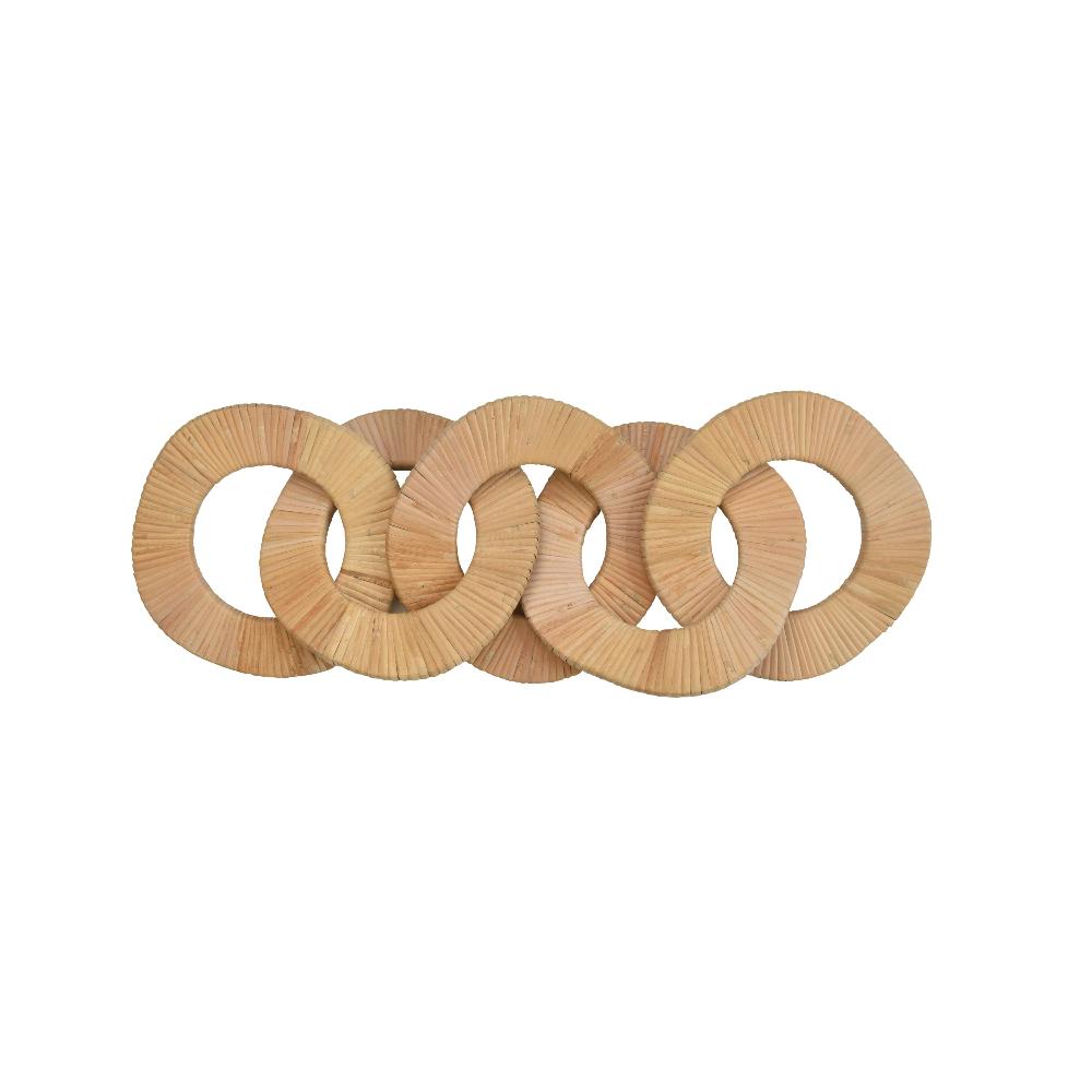 Yolo Rattan Wrapped Decorative Chain Links