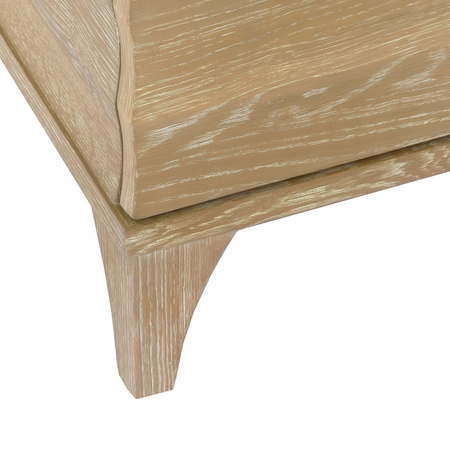 York Cerused Oak Vanity Leg Details