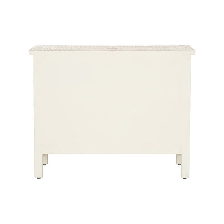 Zara Inlay Chest painted white back