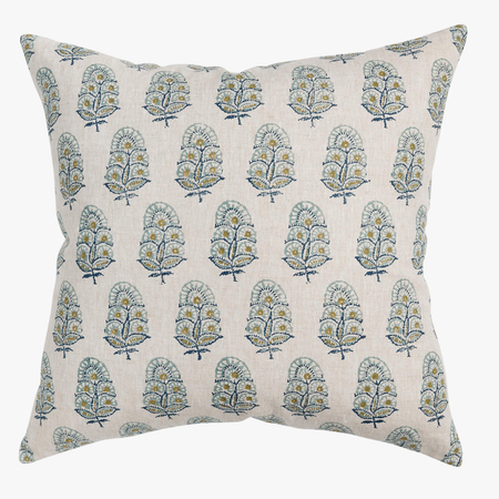 Zardosi Celadon Moss Pillow Cover