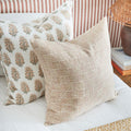 Zardosi Shell Pillow Cover on bed