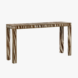 Zebra Console Table