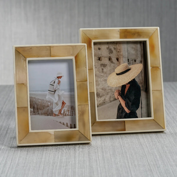 Horn and Bone Photo Frames in two sizes