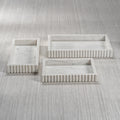 Scalloped White Marble Trays from Dear Keaton