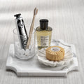 Volakas Marble Tray - Medium styled with bathroom asccessories