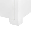 Zuri White Double Dresser leg detail