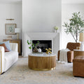 Averitt Wool Rug Styled in living room