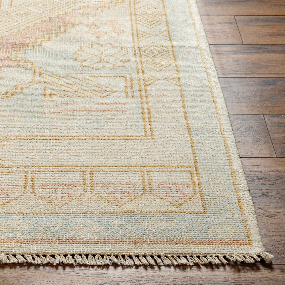 Saltillo Wool Blend Rug Closeup details