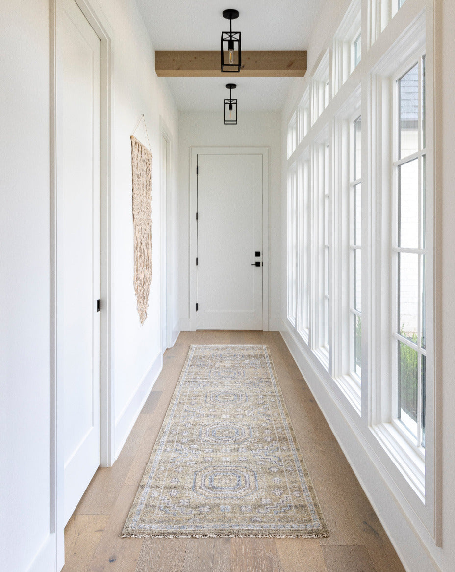 Mayla Wool Runner Rug in Hallway