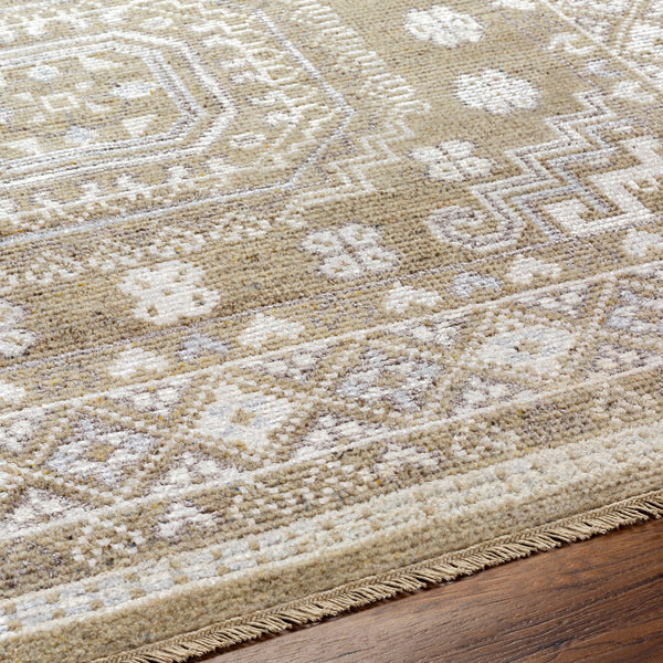 Hand knotted Mayla rug closeup details