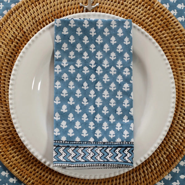 Anouk Indigo Napkin on Table