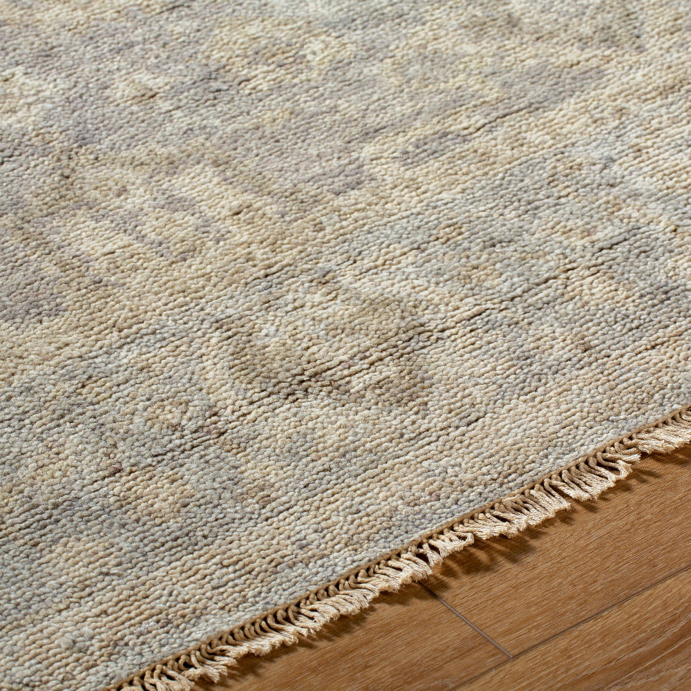 Giselle Wool Rug fringe details
