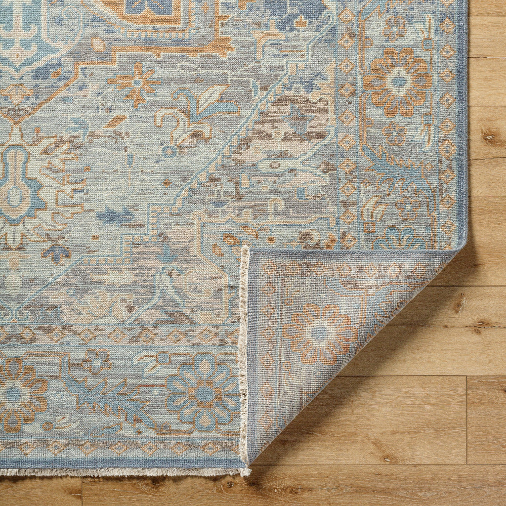Calyx Wool Rug Corner Fold