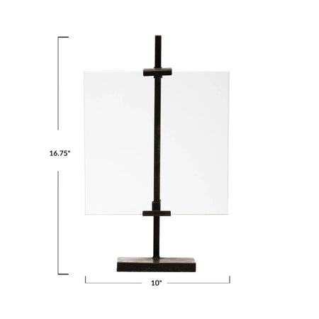 Floating Photo Frame on Metal Stand Dimensions