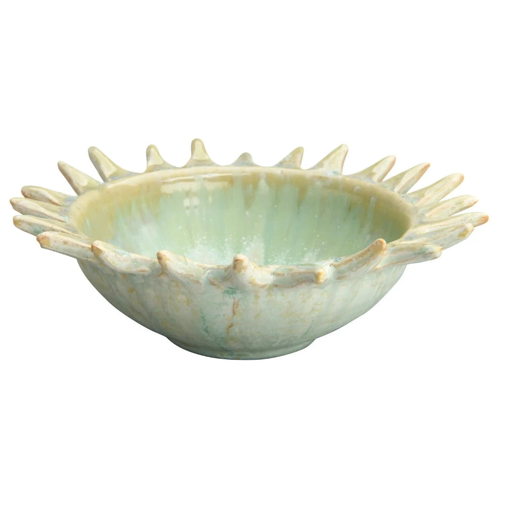 Sunburst Reactive Glaze Bowl side view