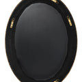 Valley Raffia Oval Mirror - Back hardware