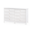 Flavie White Double Dresser