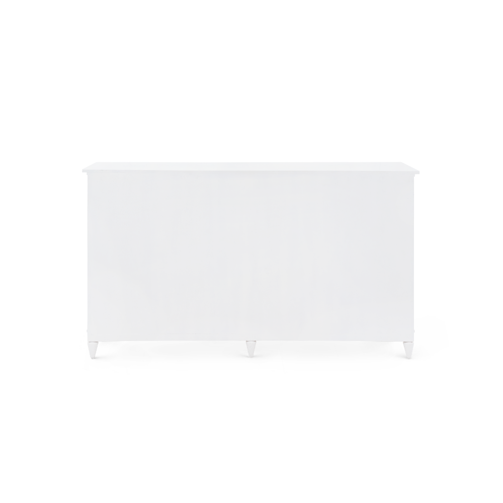 Flavie White Double Dresser back